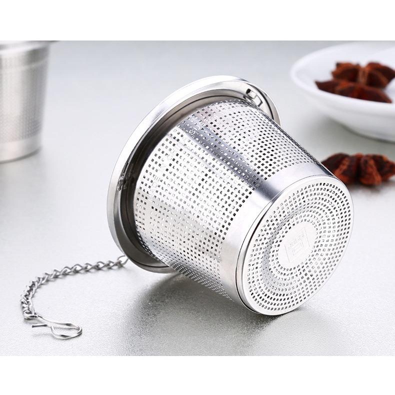 Dụng cụ lọc trà thả ấm inox 304 - 6x6.5cm