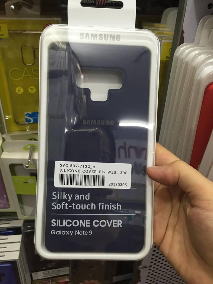 Ốp lưng Silicone Cover cho Samsung Note 9 (xanh than)
