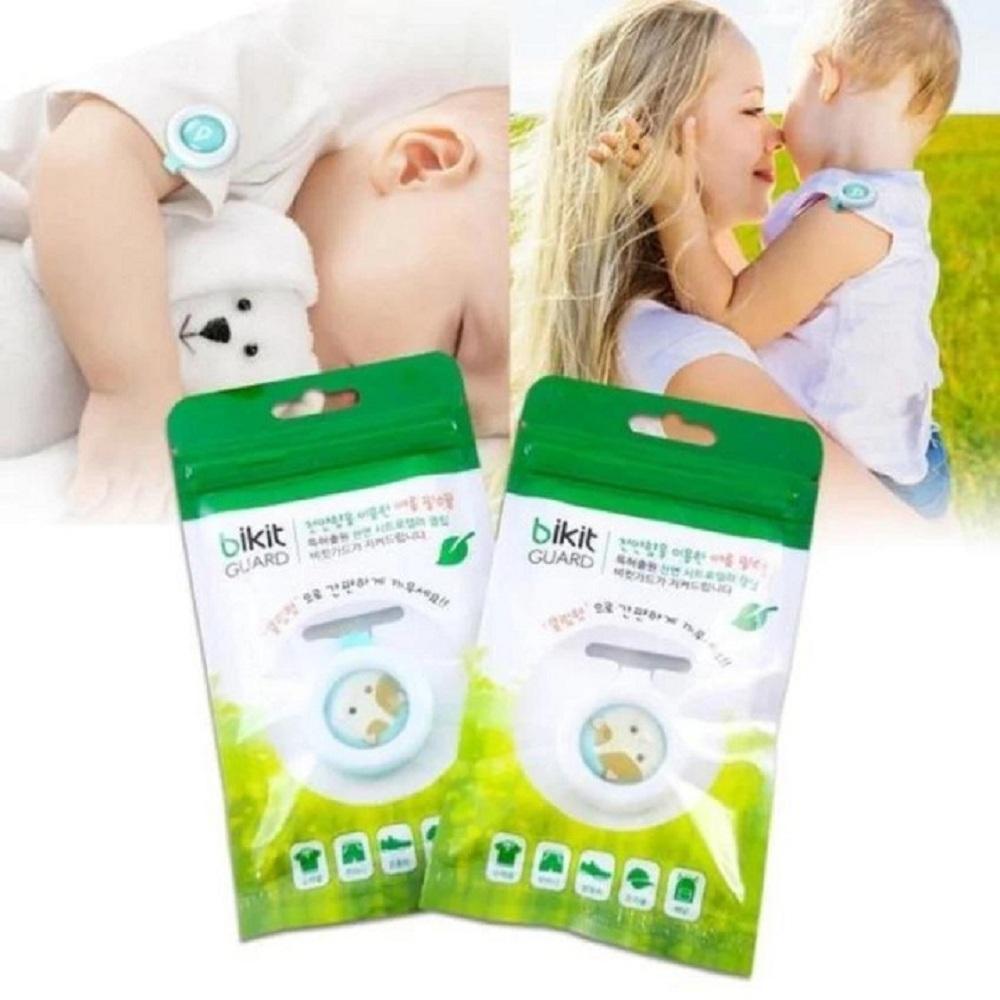 Combo 2 kẹp đuổi muỗi Bikit Hàn quốc cho bé