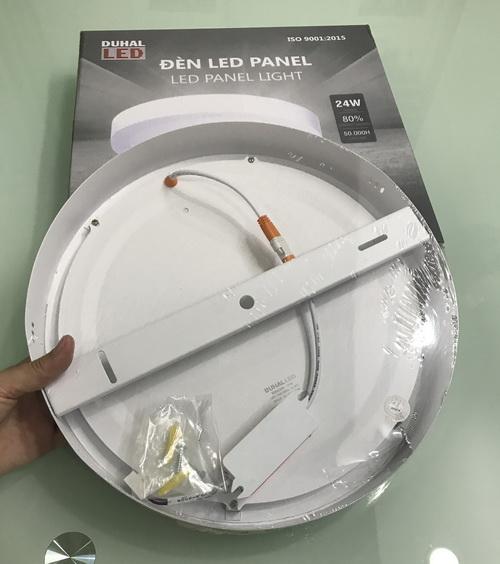 Đèn panel tròn gắn trần dạng nổi Duhal 24W