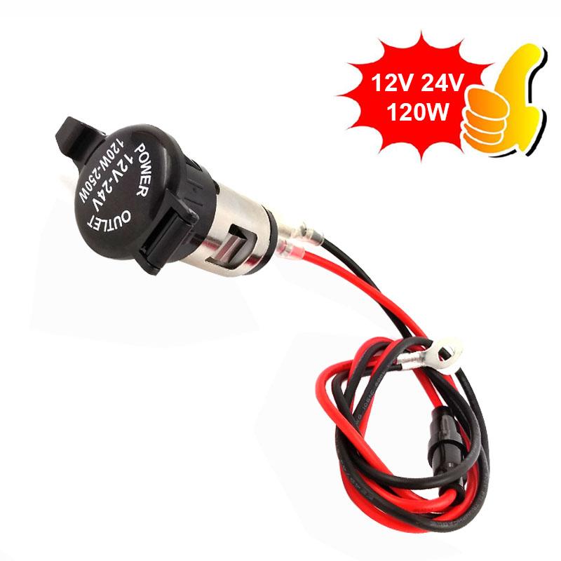 [HCM]Đầu ổ cắm nguồn điện trên ô tô 12V 120W – đuôi cái