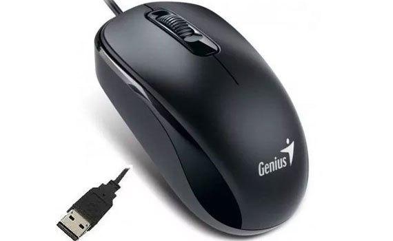 Chuột quang có dây Genius DX-120 (Đen)