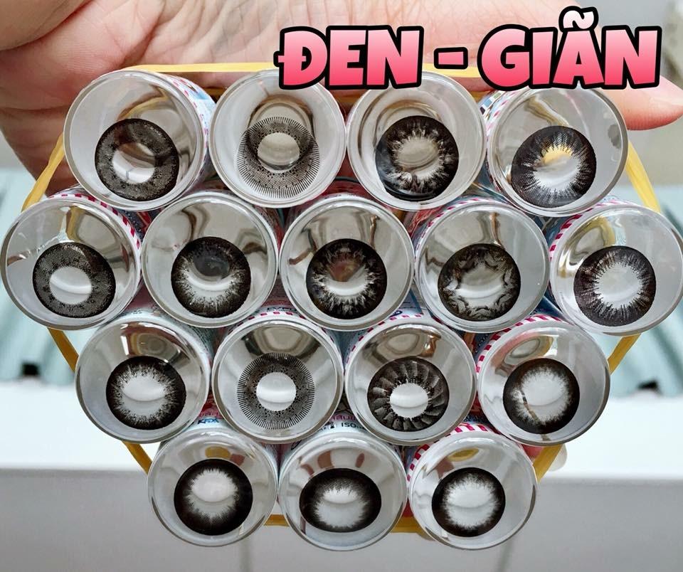 [HCM]lens màu đen không độ