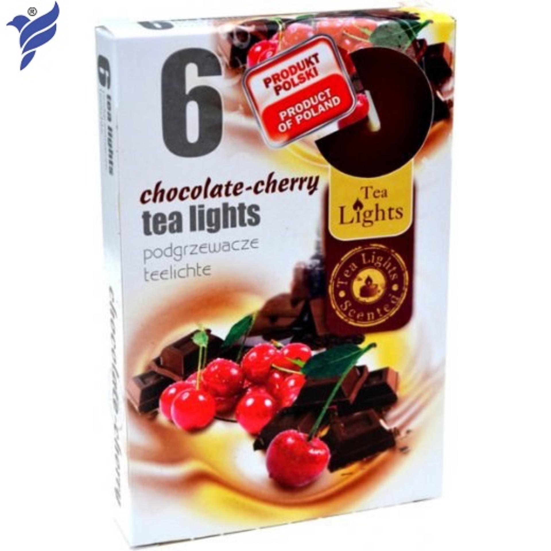 Bộ 2 Hộp nến thơm Tea lights Admit Chocolate Cherry ADM6640 (Hương sôcôla & quả cherry)