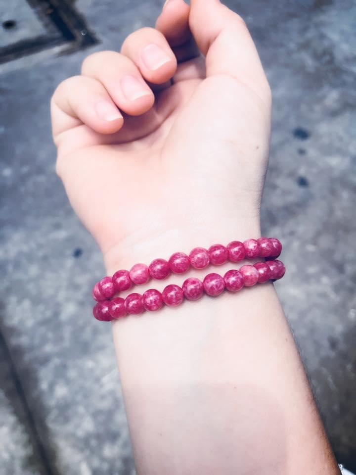 [HCM]COMBO VÒNG TAY RUBY HỒNG NGỌC SIZE 6LY