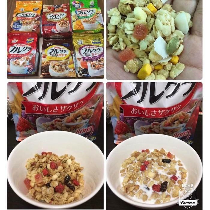 [HCM]Ngũ cốc Calbee Nhật 800g