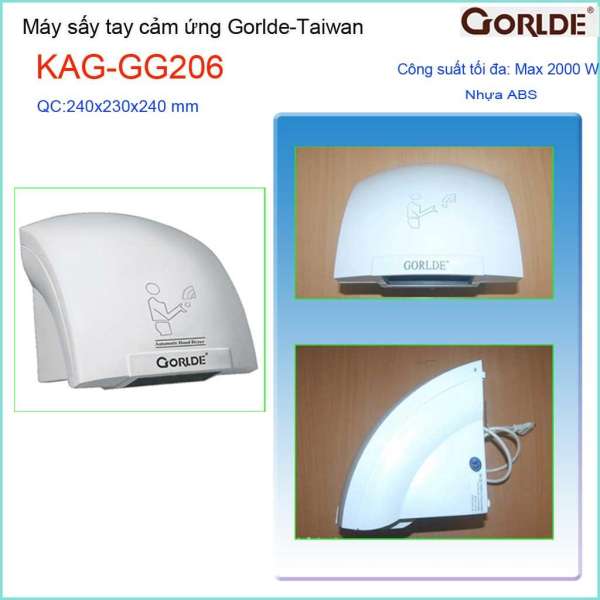 Máy sấy tay cảm ứng Gorlde KAG-GG206