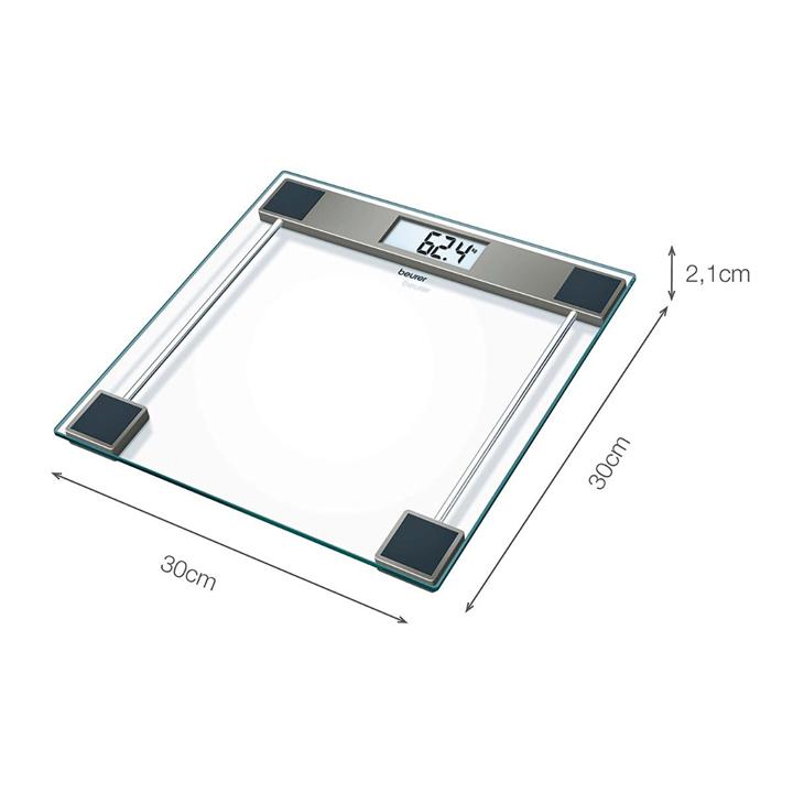 (GIÁ Hủy Diệt) Cân sức khỏe mặt kính Beurer GS11