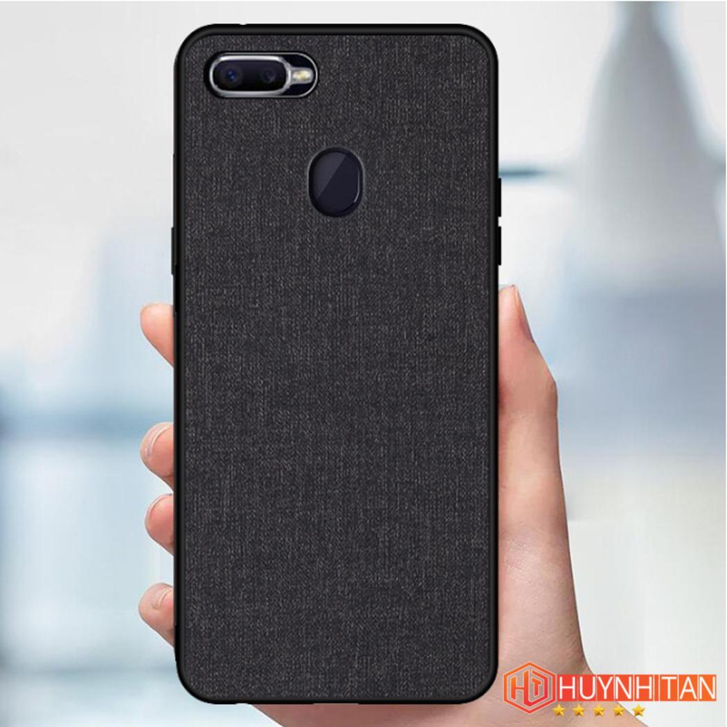 Ốp lưng Oppo F9 vải Jean (full màu)
