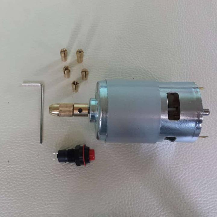 [HCM]Motor 775 + bộ đầu kẹp mini