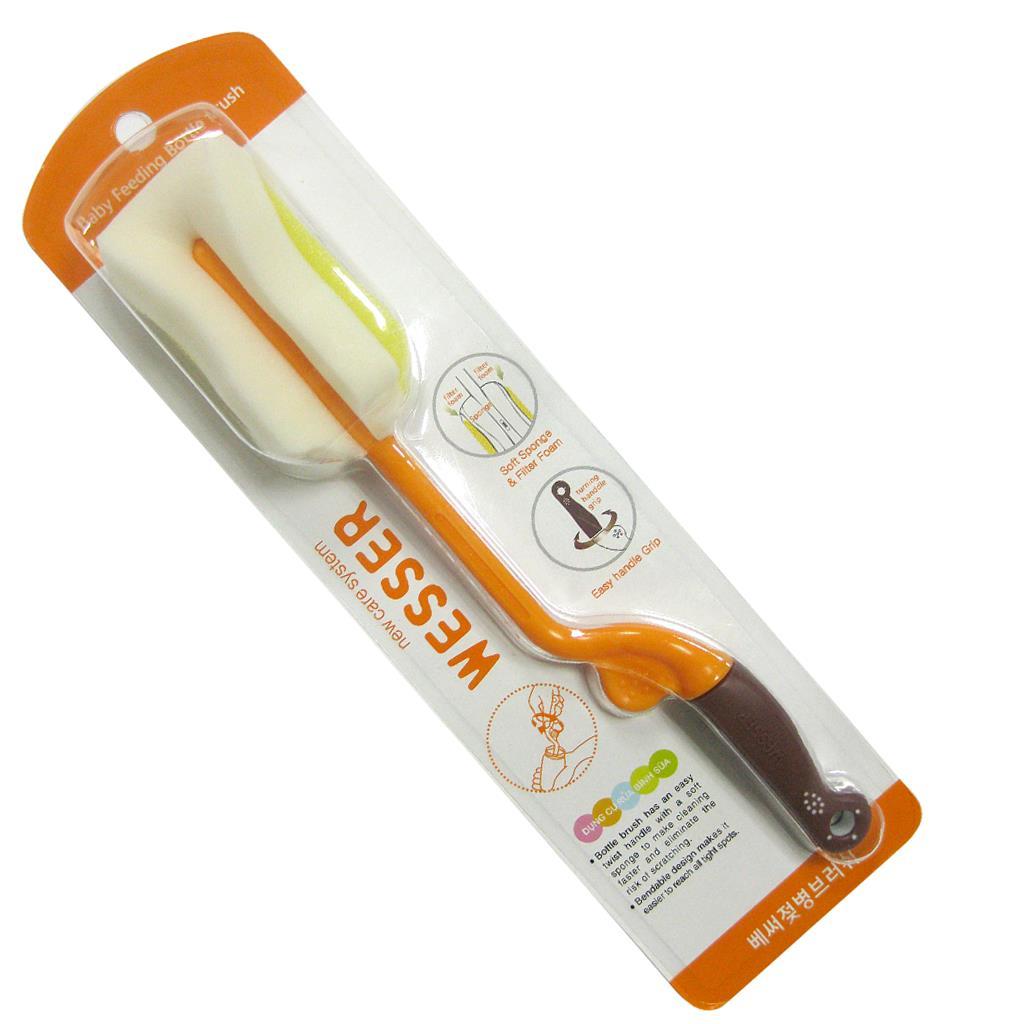 Combo bình sữa wesser nano silver 140ml + cọ rửa wesser