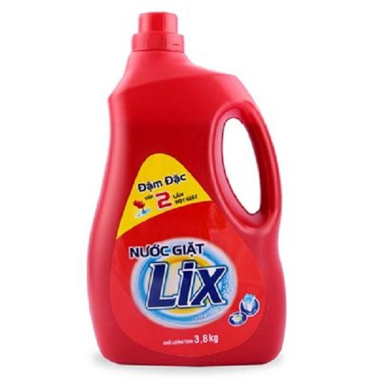 Nước giặt Lix đậm đặc 3.8kg
