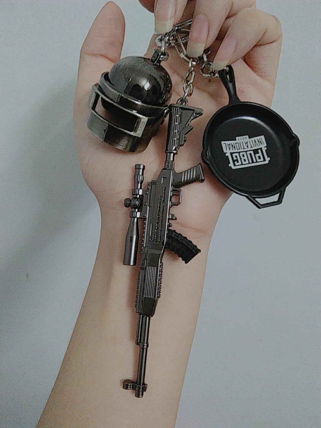 Móc khóa PUBG - Mũ 3
