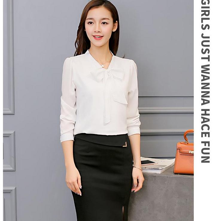 Áo Sơ Mi Nữ YAME SMN 309 Màu Trắng