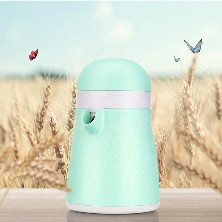 Bình vắt nước cam làm từ thân cây lúa mạch