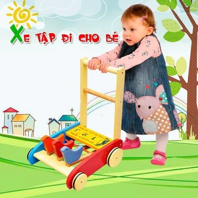 Xe tập đi 3 con gà cho bé