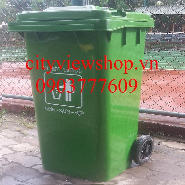 [HCM]Thùng rác nhựa 240 lít