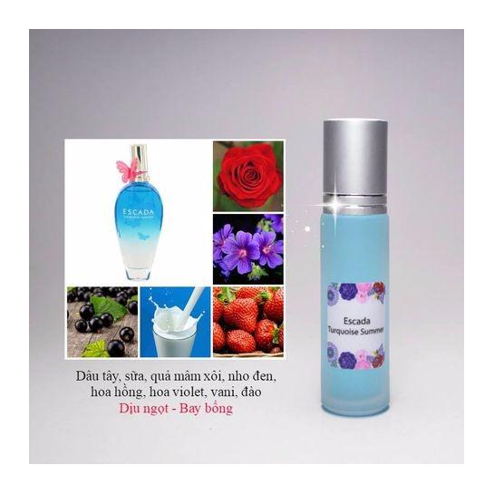 [HCM]Tinh Dầu Nước Hoa Pháp Turquoise Summer By Escada - ES07W
