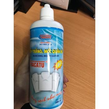 Combo 02 lọ tẩy mốc, tẩy trắng quần áo Tracatu 500ml