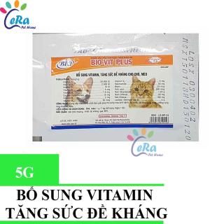 Men Bổ Sung Vitamin Tăng Đề Kháng Chó Mèo - Bio-Vit Plus 10 Gói thumbnail