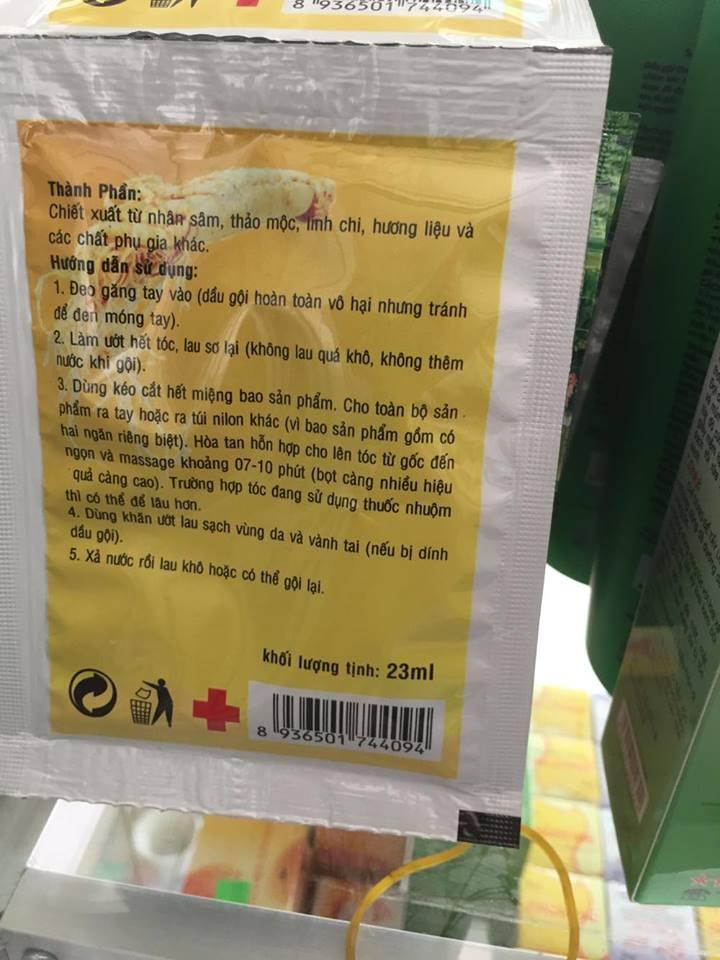 Dây nhuộm đen Tigi (10 gói )