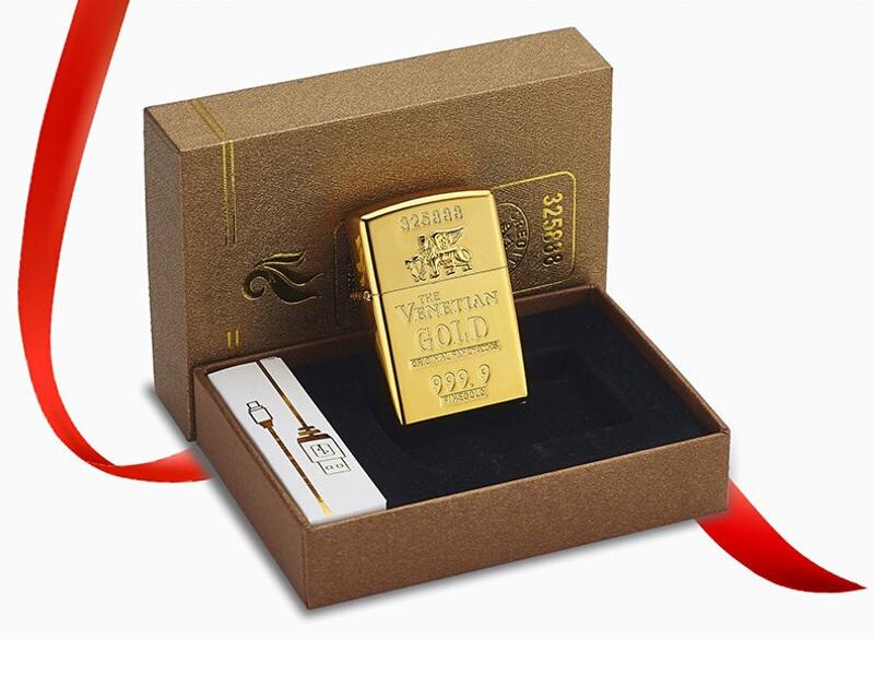 Bat Lua Dien Tu Ma Vang, Bat lua dien, Bat lua dien Cao Cấp, Bật lửa điện mạ vàng VENETITAN GOLG 9999 cao cấp, bảo hành 1 năm trên hệ thống SST toàn quốc