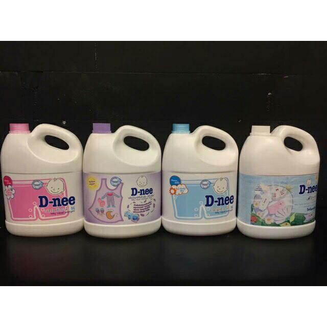 Nước giặt Dnee màu hồng 3000ml Thái Lan