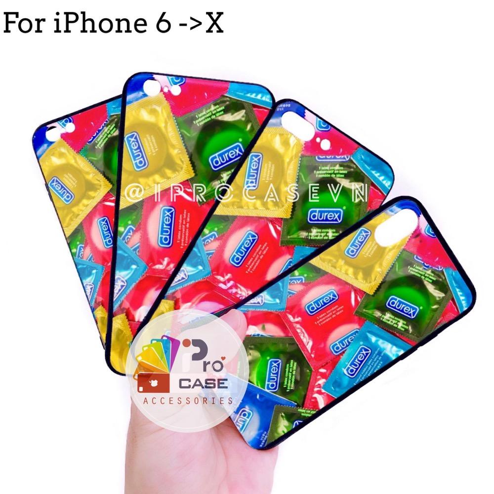 [Mẫu mới] Ốp in 3D "BCS Durex" cho iPhone (6/6s - 6 Plus/6s Plus - 7 Plus/8 Plus - X)