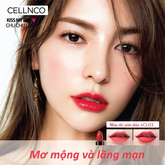 Son Màu Dưỡng Ẩm Không Chì Cellnco