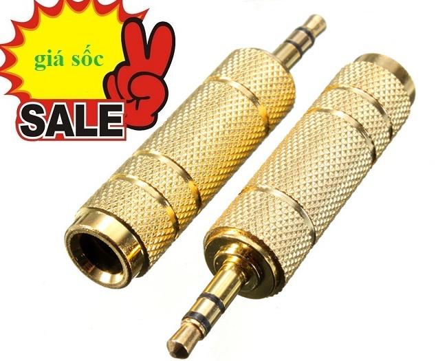 Jack chuyển audio 6.5 âm sang 3.5 mm dương giá rẻ