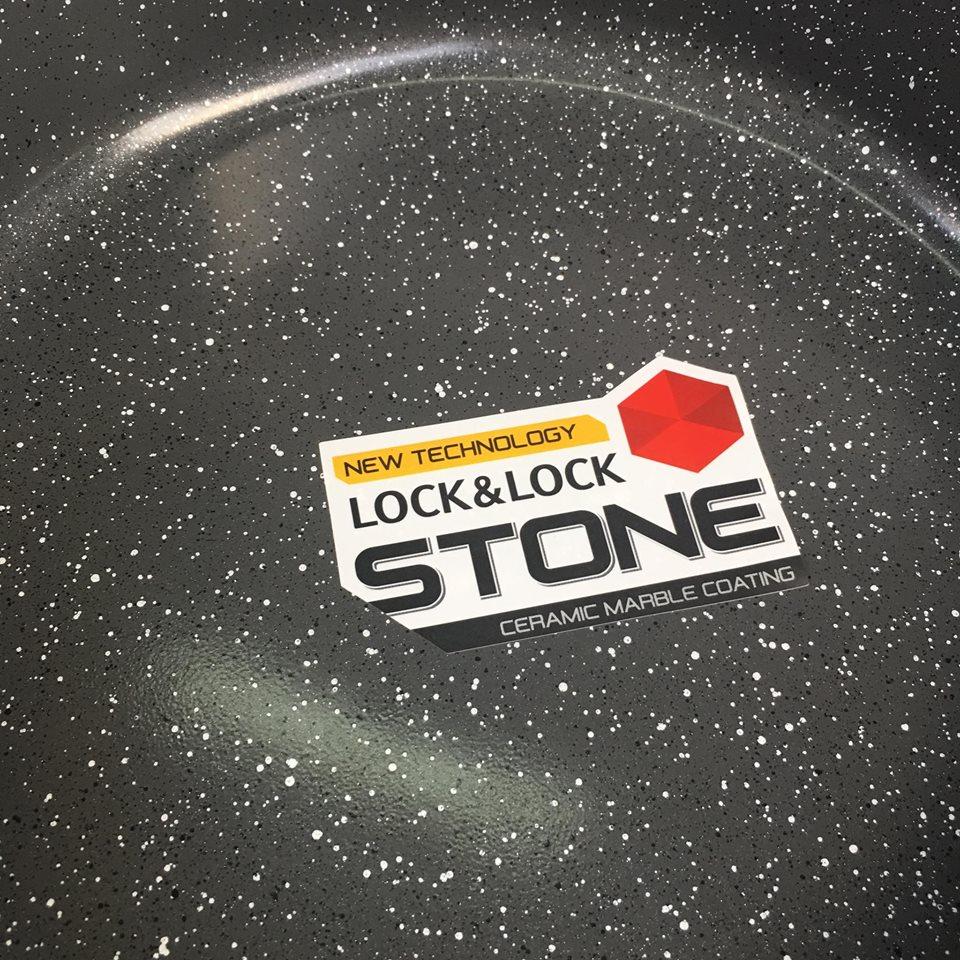 NỒI ĐÁ LOCK & LOCK PHI 20CM ĐÁY TỪ Marble Stone