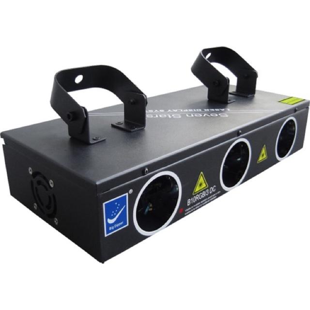 Đèn laser 3 cửa RGB