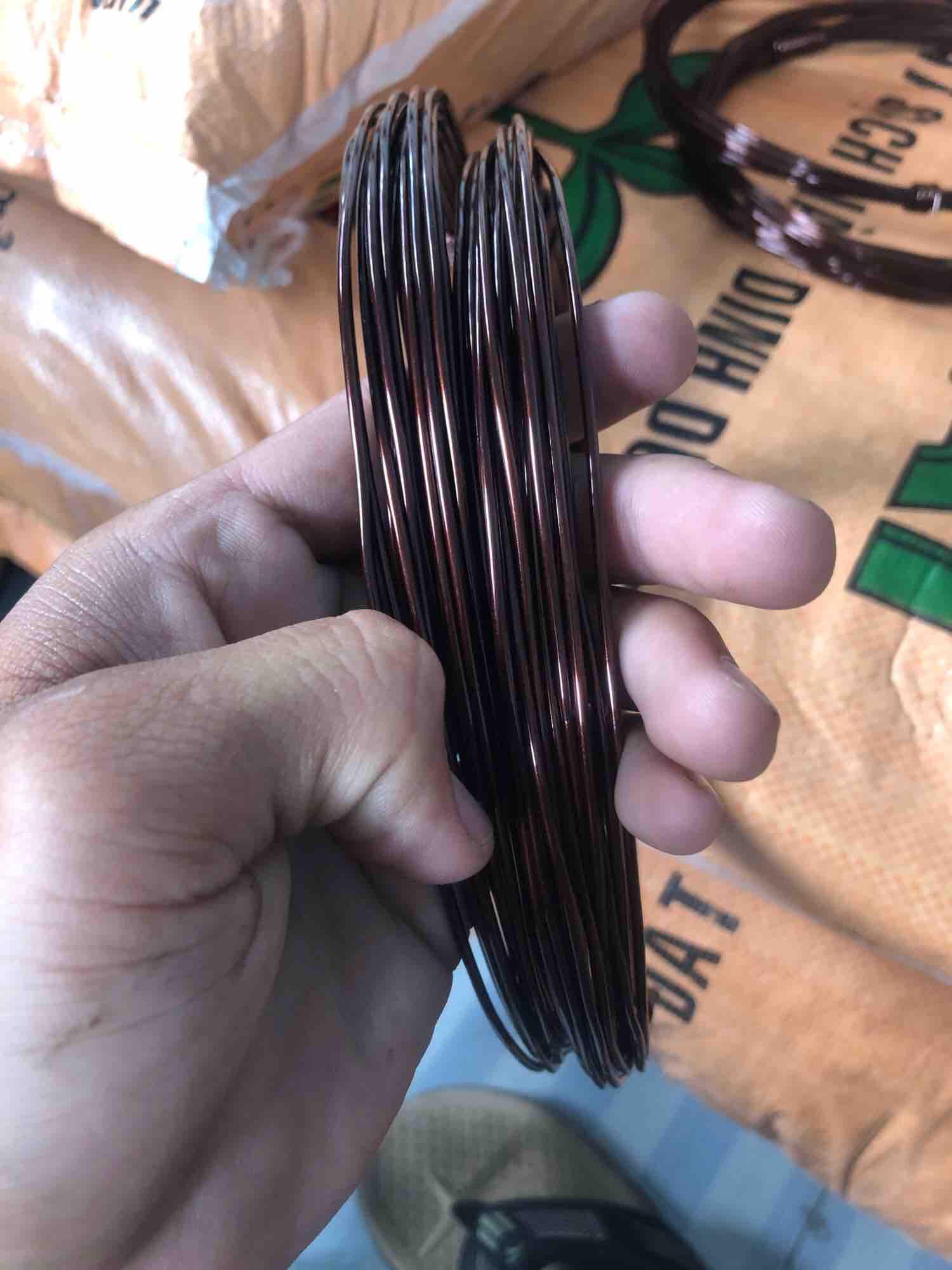dây nhôm mạ đồng 1mm ( dài 20m)