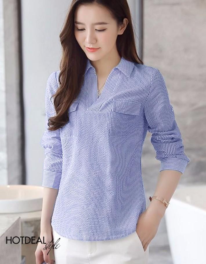 [HCM]Áo sọc janet