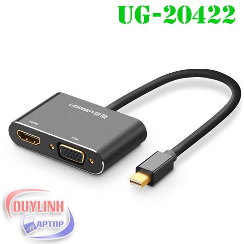 Cáp chuyển đổi Mini DisplayPort sang VGA + HDMI Ugreen 20422