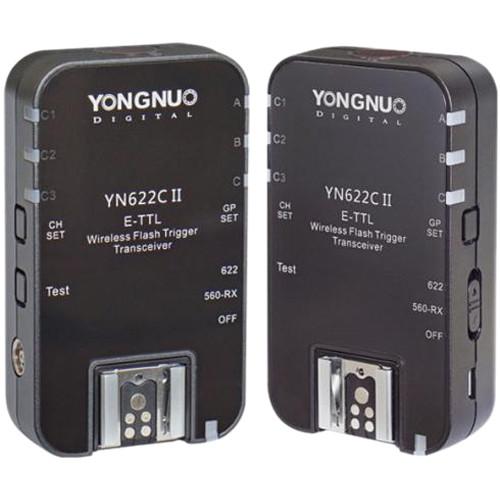 [HCM]Bộ kích đèn Wireless Flash Trigger YongNuo YN-622C E-TTL (Đen)(Đen)