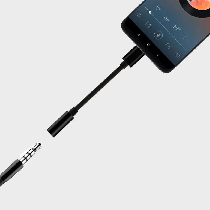Cáp chuyển đổi âm thanh từ USB Type C to 3.5mm