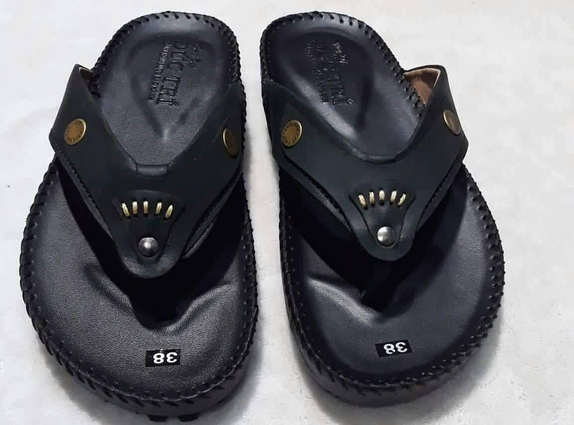 [Hcm]Men's Sandals with High Quality Cowhide Leather Straps, Code V8