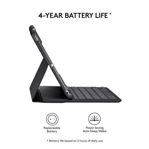 Ốp lưng bàn phím iPad 9.7 Logitech Slim Folio Wireless Keyboard Case (2017)