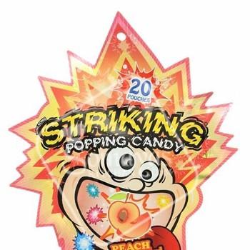 Kẹo Nổ Popping Striking Vị Việt Quất (gói 30g gồm 20 gói nhỏ) - Úc