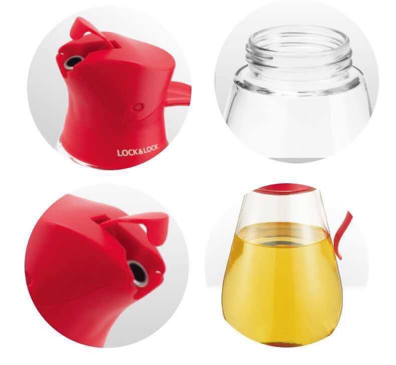 BÌNH RÓT DẦU THỦY TINH LOCK&LOCK 550ML