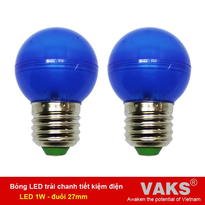 Bộ 02 Bóng led trái chanh tiết kiệm điện đuôi vặn e27