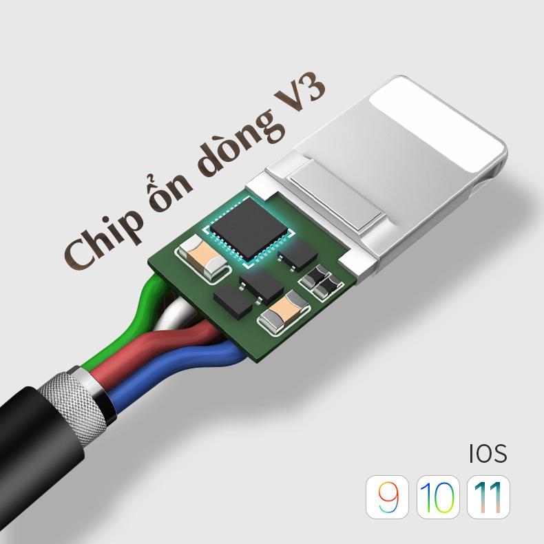 Cáp sạc Hoco 2M dành cho Iphone iPAD (CAP.HOCO.20)