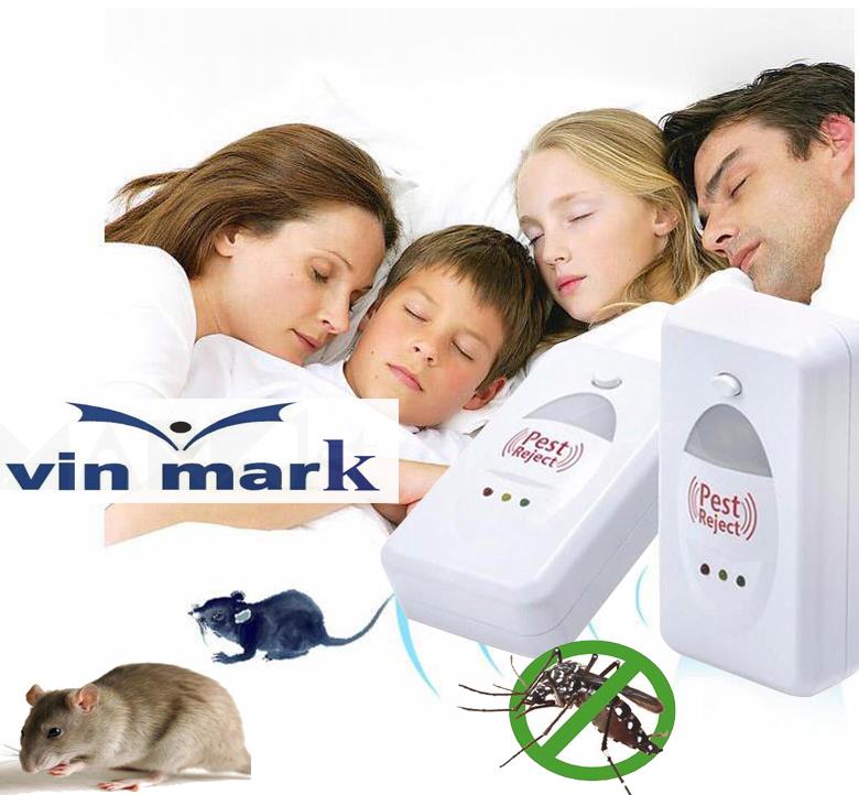 Đèn Chống Muỗi Thiết Bị Đuổi Muỗi Chuột Gián Mối Mọt Pest Reject Thế Hệ 3 Sống Âm Tần Số 0338 Hz Phòng ngăn Bệnh Dịch