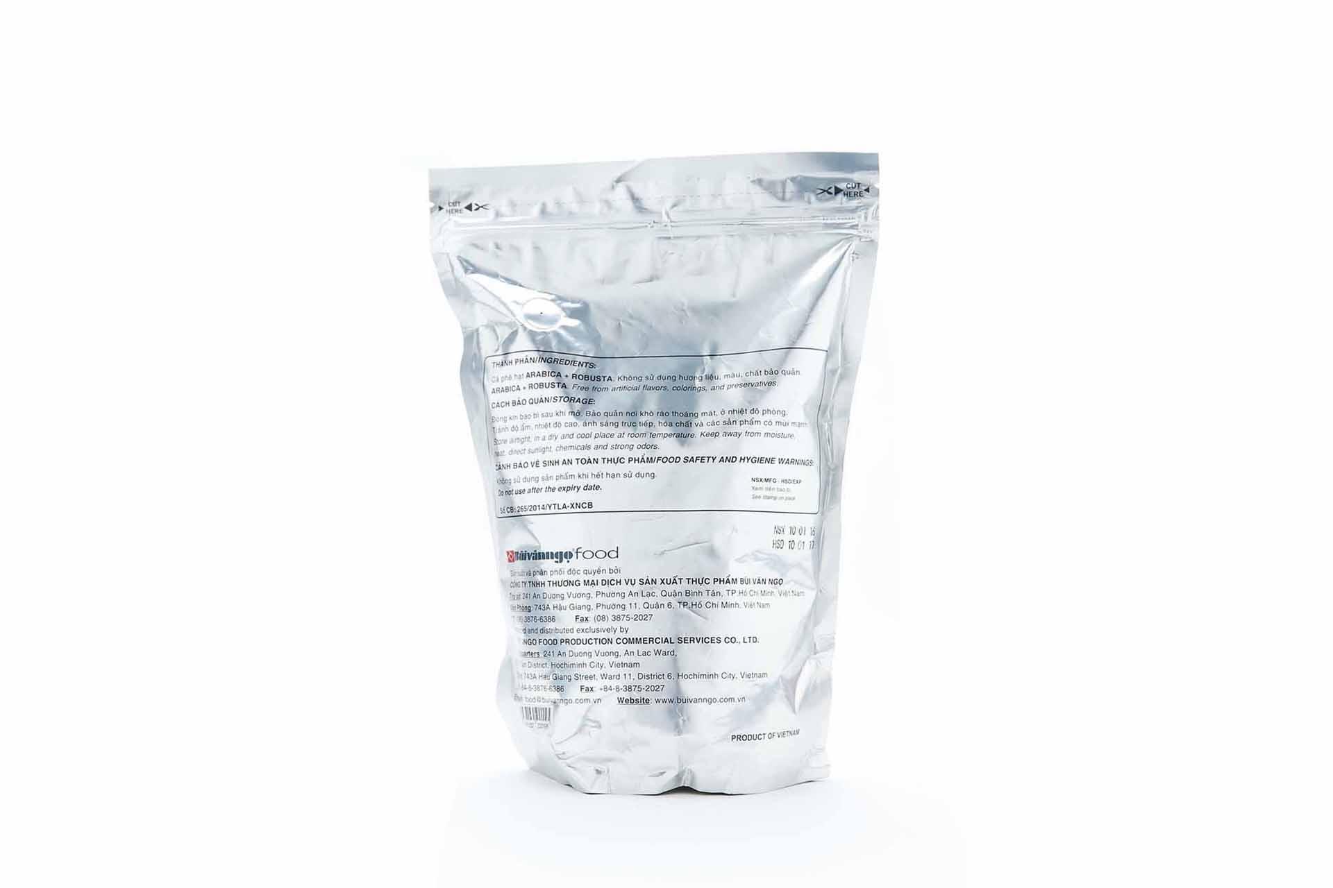 CÀ PHÊ HẠT RANG BOSSA BÙI VĂN NGỌ (250GR)