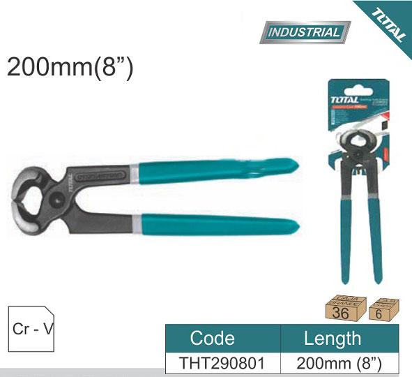 Kìm càng cua đầu lớn Total THT290801 (dài 8 inch - 20cm)