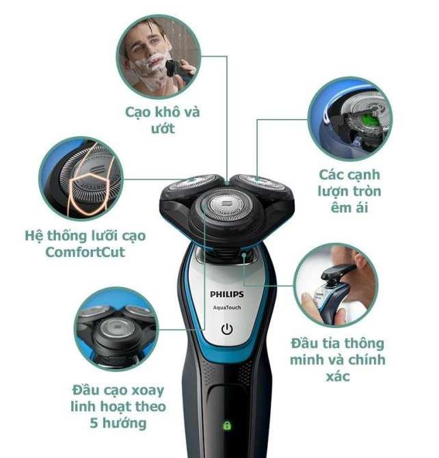 MÁY CẠO RÂU ĐA NĂNG PHILIPS S5070