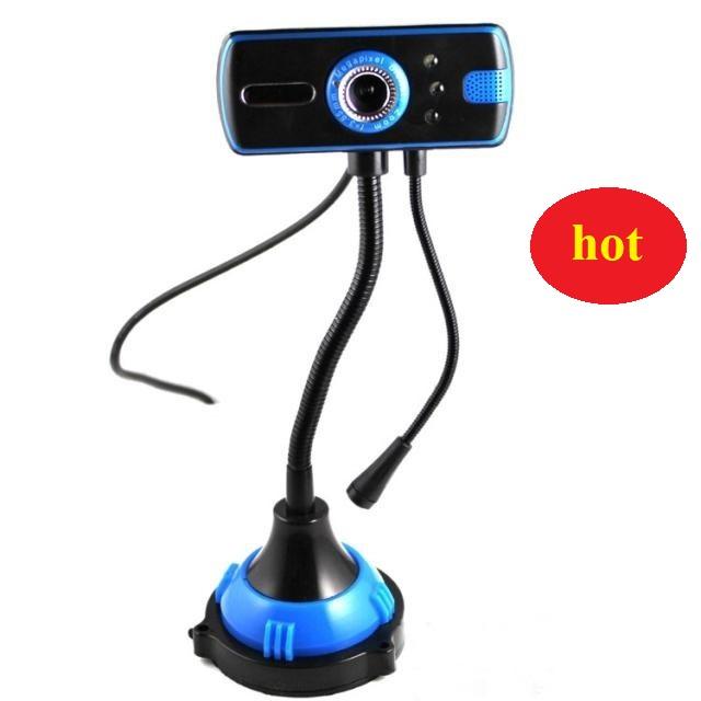 Webcam cao có Mic hỗ trợ 3 Đèn siêu nét