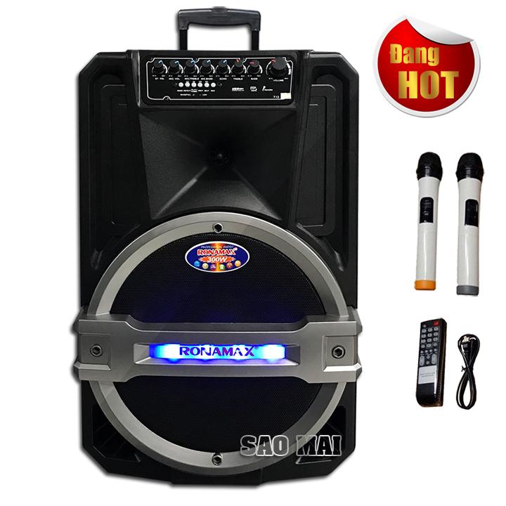 [ Xả Kho ] Loa kéo Karaoke di động Bluetooth Ronamax T12 ( 300W )