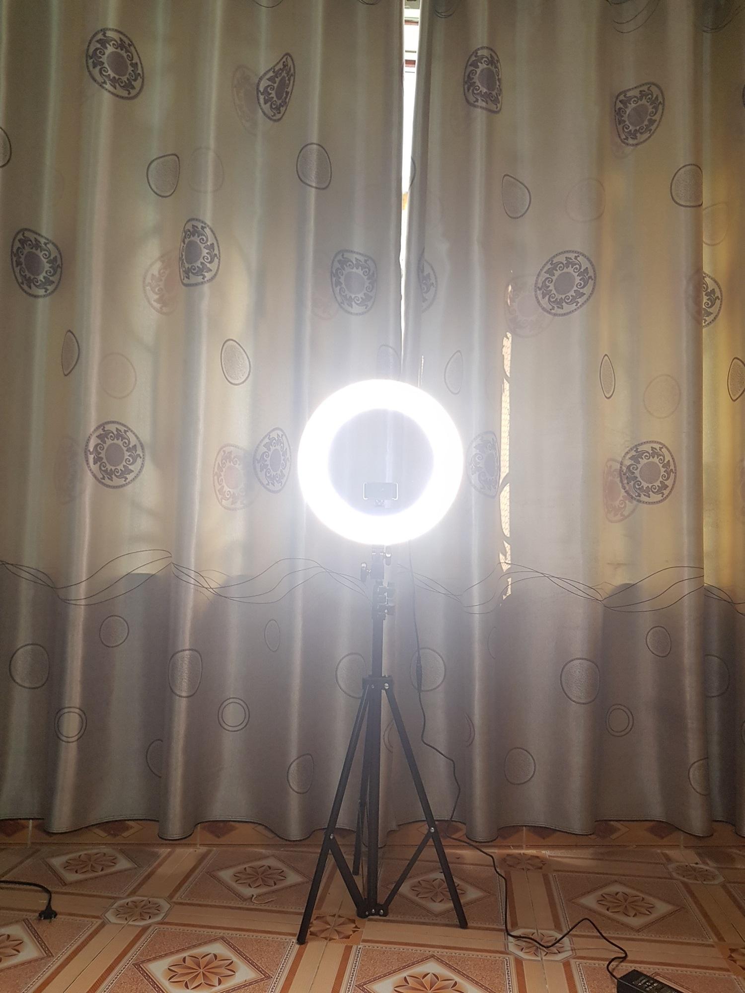 Đèn LED hỗ trợ livestream 35cm, chụp hình sản phẩm, makeup, studio-Ring fill light-K3